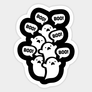Ghosts Boo! Sticker